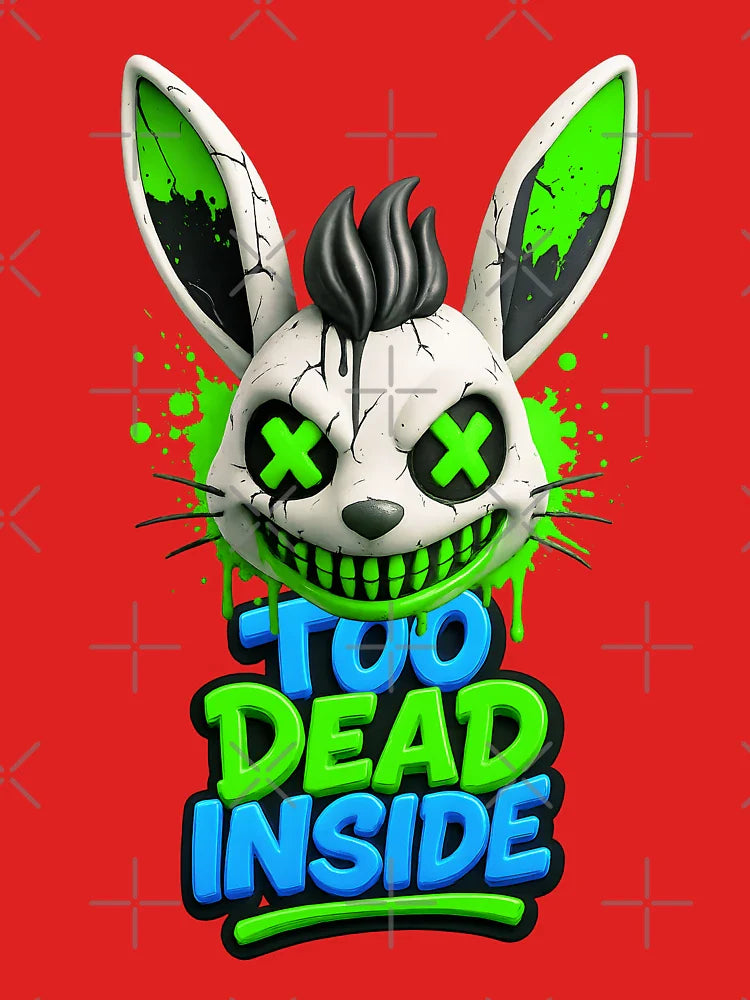 Neon Void Bunny Graffiti Riot Classic T-Shirt