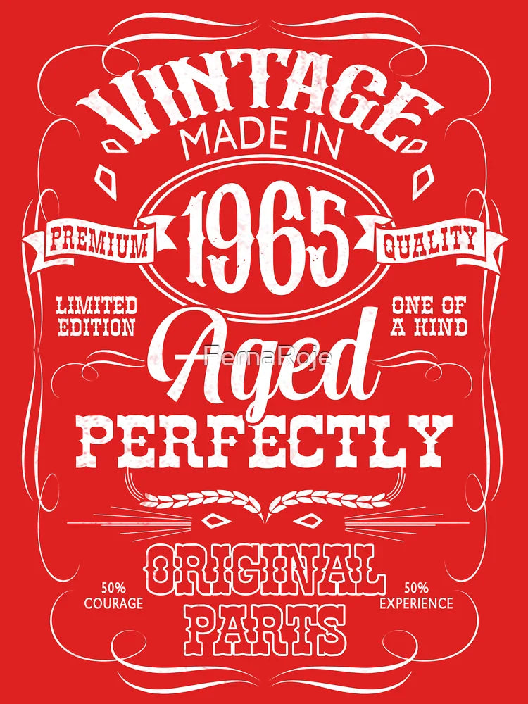 Vintage 60 Birthday Decorations Men 60yr 1965 60th Birthday Classic T-Shirt
