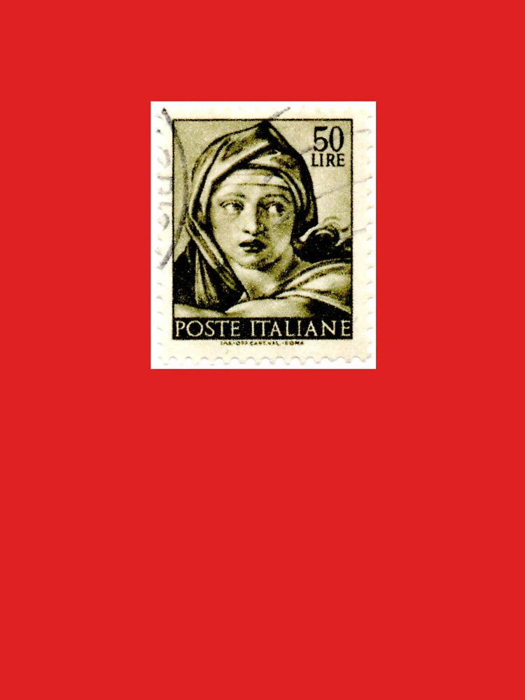 Italy Michelangelo Stamp 1961 Classic T-Shirt