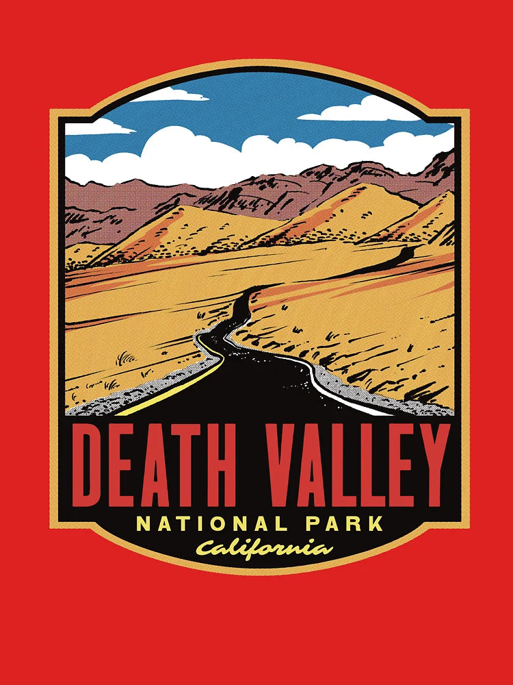 Death Valley National Park California Retro Classic T-Shirt