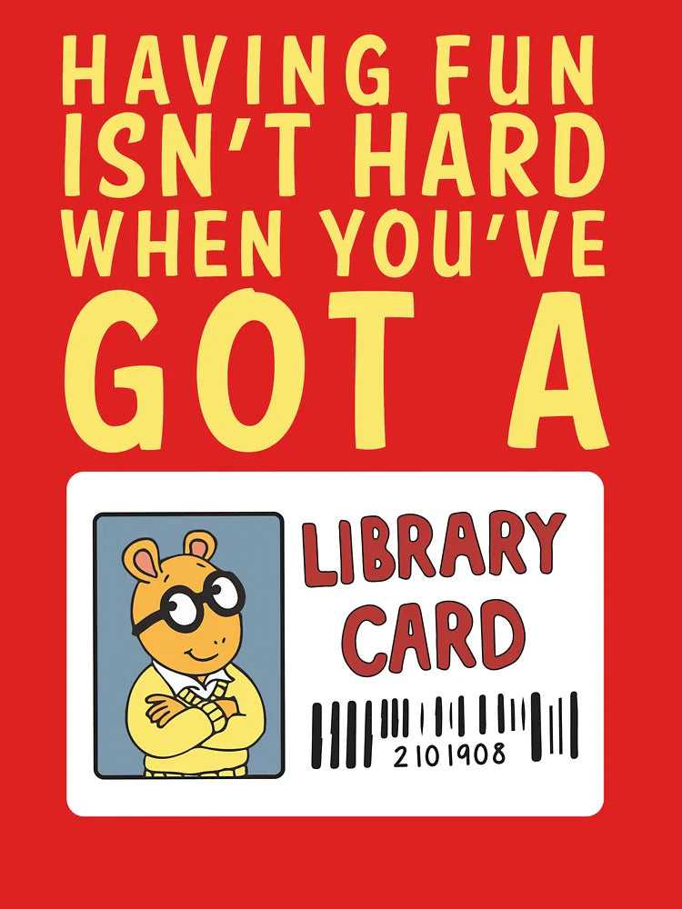 Arthur Library Card Classic T-Shirt