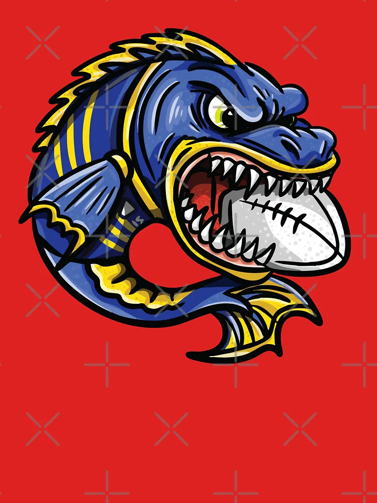 NRL Football Parramatta Eels Cartoon Mascot Classic T-Shirt