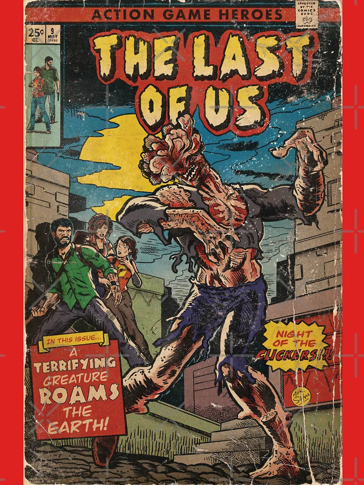 Night of the Clickers - Comic book cover Fan Art Classic T-Shirt