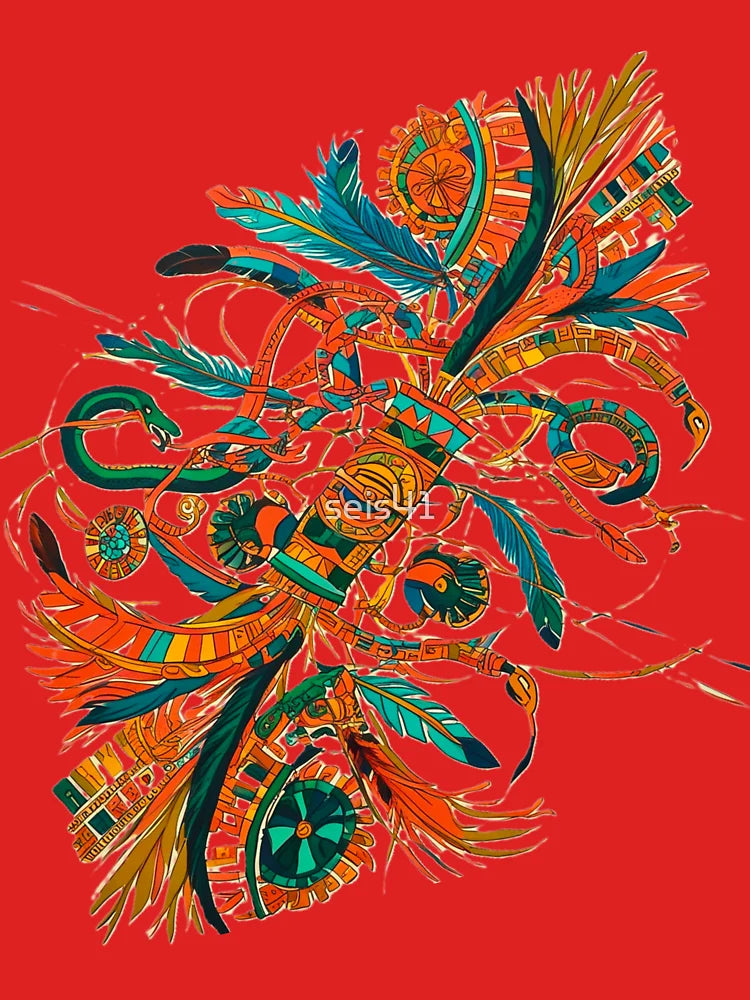 Mesoamerican Illustration Classic T-Shirt