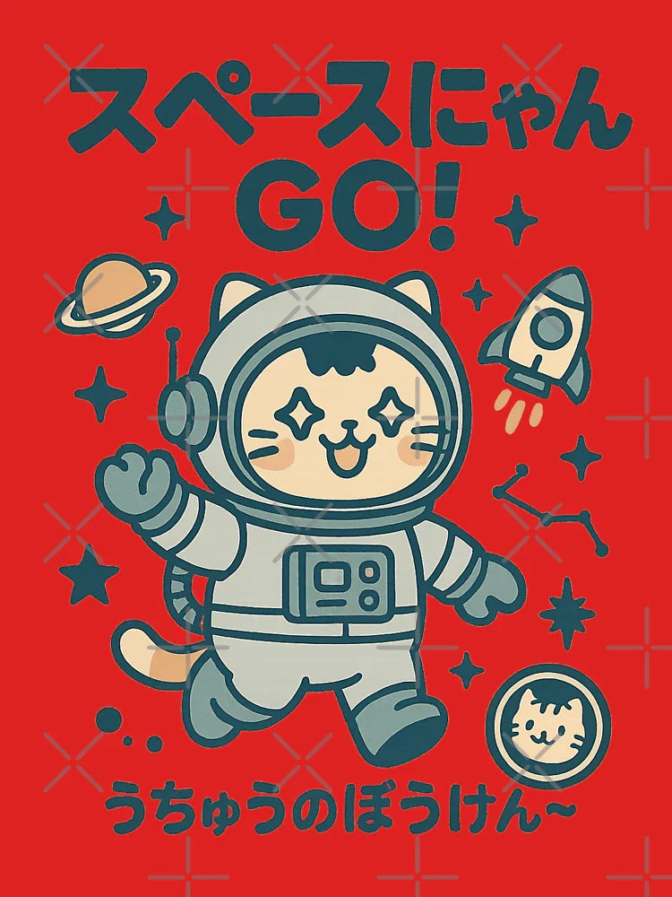 Space Cat – Kawaii Cosmic Adventure Classic T-Shirt