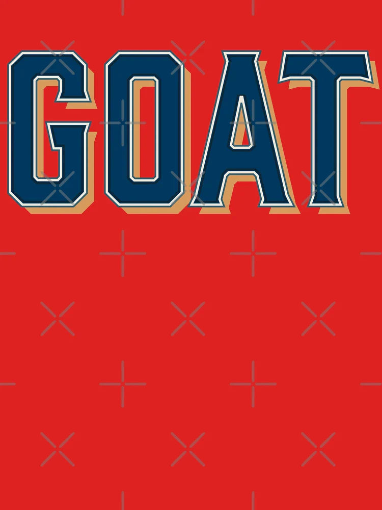 GOAT – Retro-style sporty college typography Classic T-Shirt