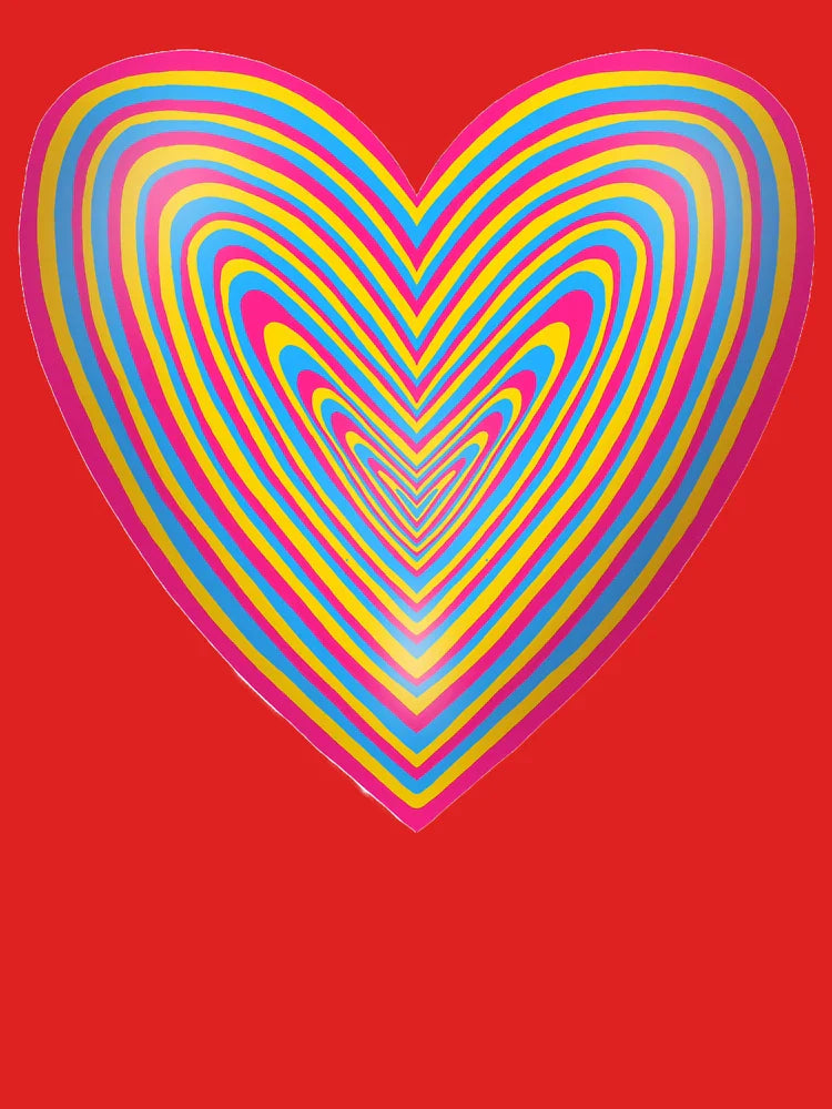 Pansexual heart Classic T-Shirt