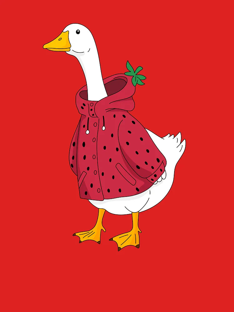 Goose in a strawberry costume Classic T-Shirt