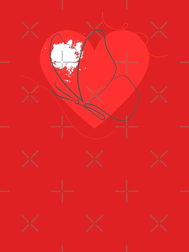 Butterfly Upon a Heart Classic T-Shirt