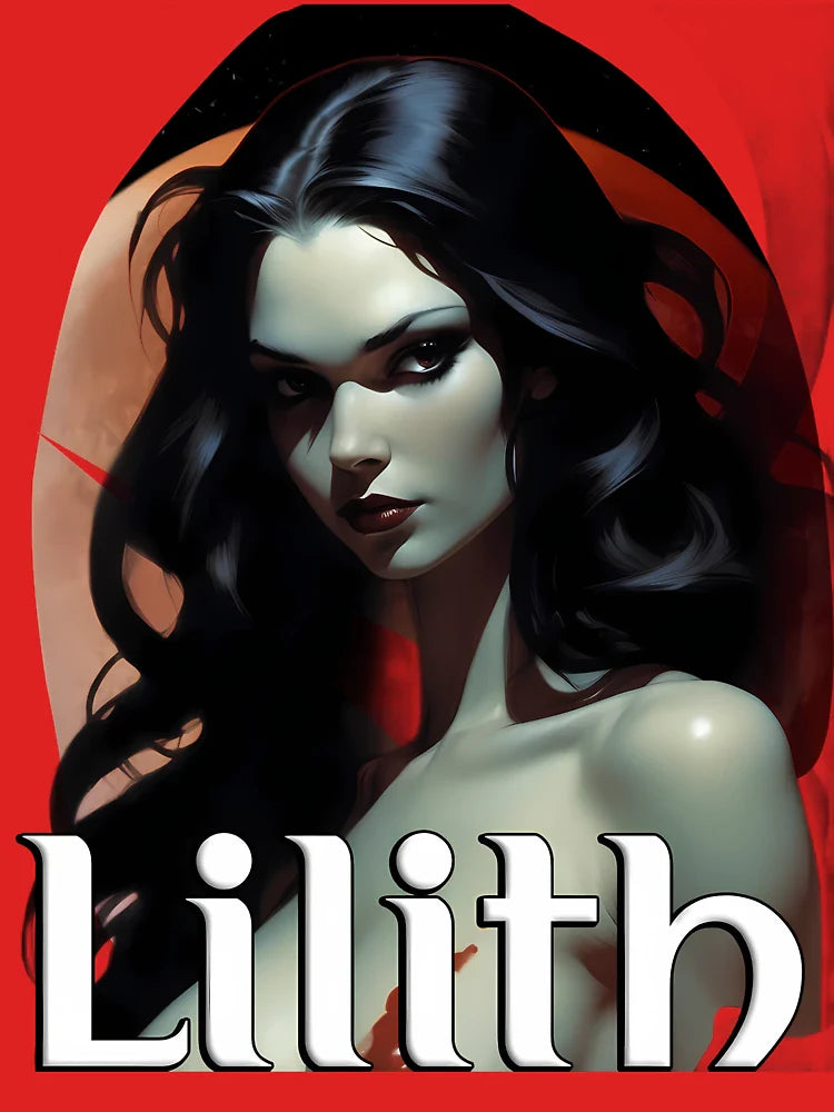 Lilith: Night Whisper Under the Crimson Moon Classic T-Shirt