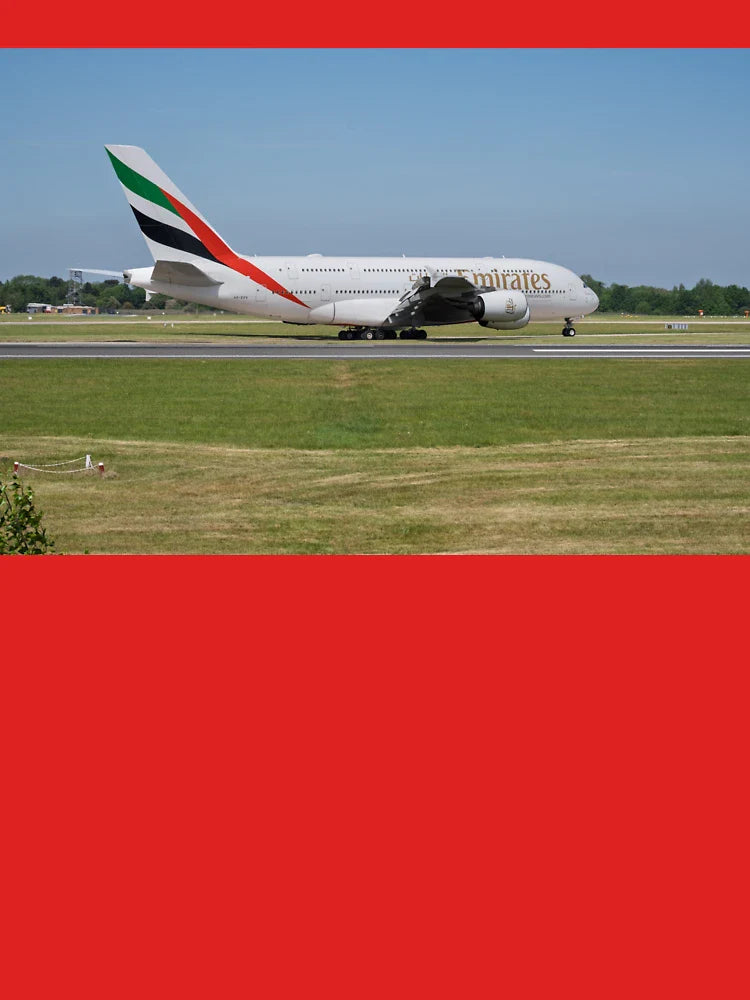 MAN from DXB Emirates Airbus A380-861 Classic T-Shirt