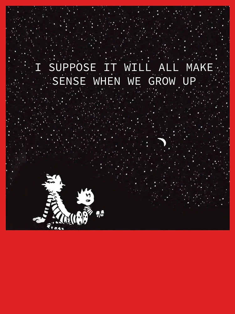 Calvin and Hobbes Stars Classic T-Shirt