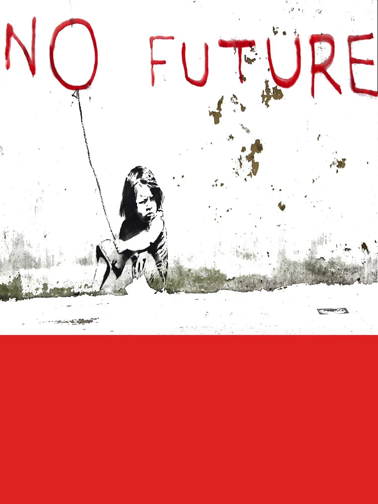 banksy No Future Graffiti Street Art Classic T-Shirt