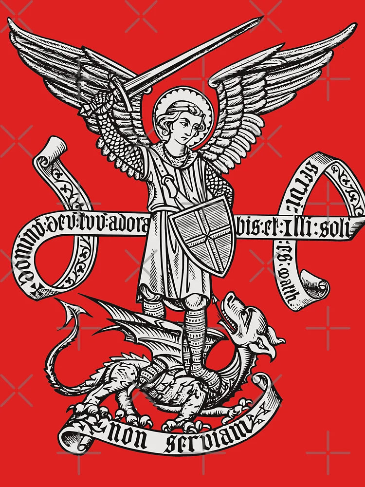 Saint St Michael Catholic Archangel Angel Defender Classic T-Shirt