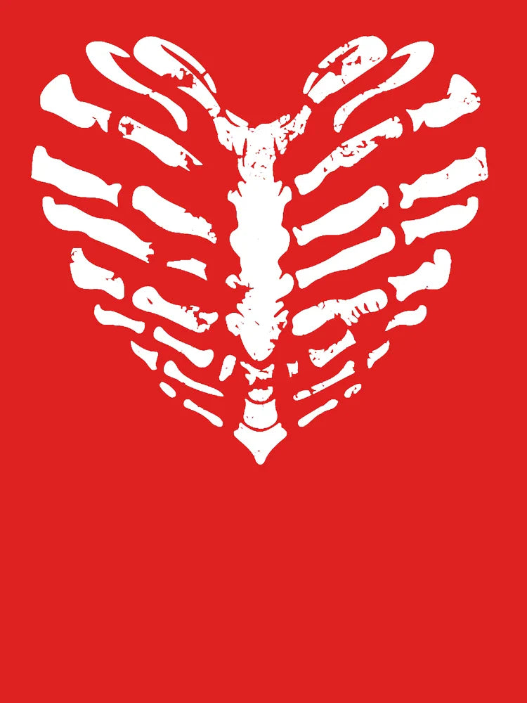 Punk Skeleton Heart Ribs Classic T-Shirt