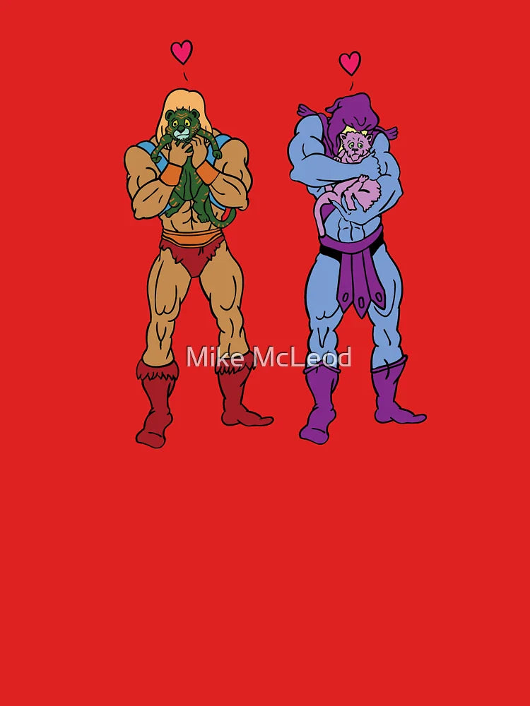 He-Man and Skeletor Snuggle Break Classic T-Shirt