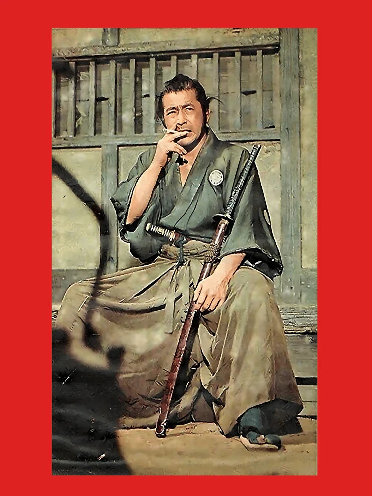 Toshiro Mifune Smoking 	  	 Classic T-Shirt