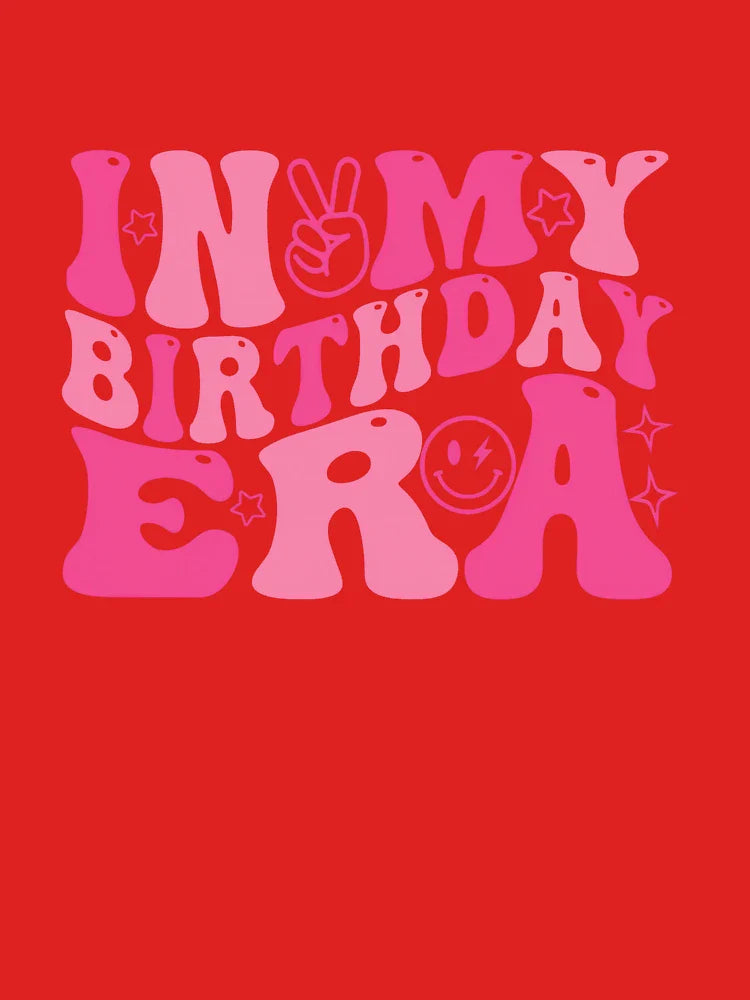 In My Birthday Era Retro Happy Birthday Groovy Cute First Classic T-Shirt