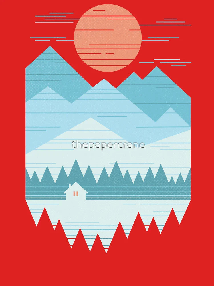 Cabin In The Snow Classic T-Shirt