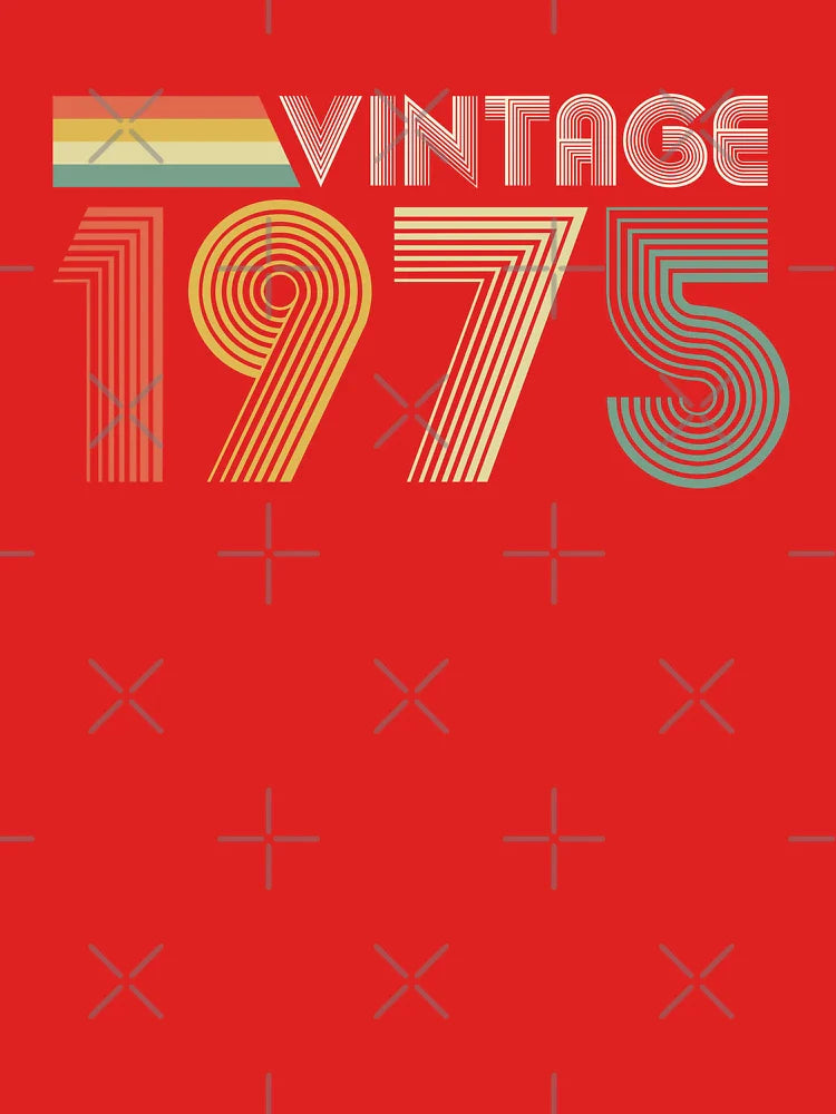 Vintage 1975, 50th Birthday Gift Classic T-Shirt
