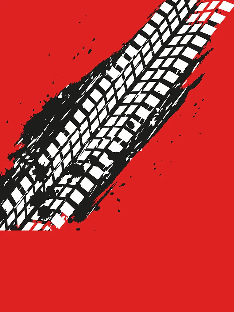 black tire track.  Classic T-Shirt