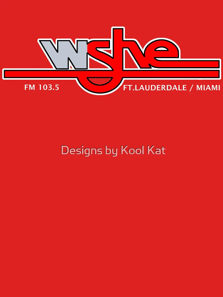 WSHE FM 103.5 Ft.Lauderdale/Miami on Black Classic T-Shirt