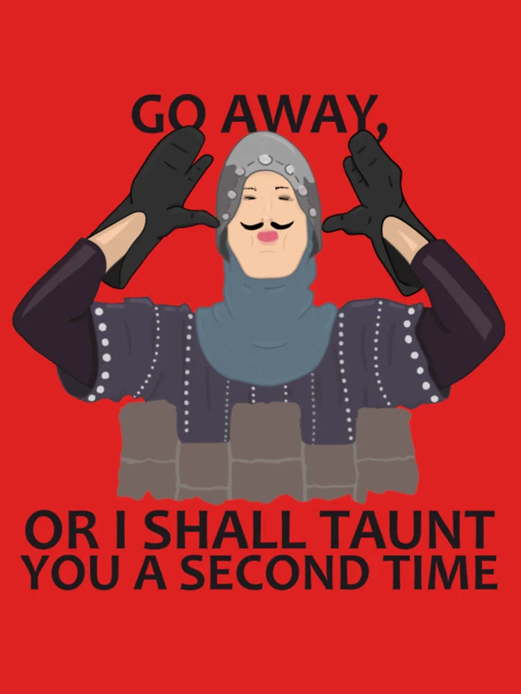 Monty Python French Knight GO AWAY   Gift shirt   Classic T-Shirt