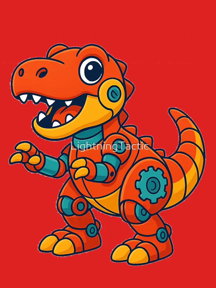 Robo Rex: The Cheerful Mecha Dino Classic T-Shirt