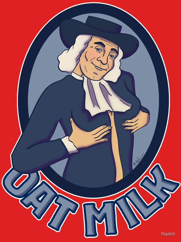 Sexy Curvy Vegan Oat Dairy Alternative Pilgrim Man Classic T-Shirt