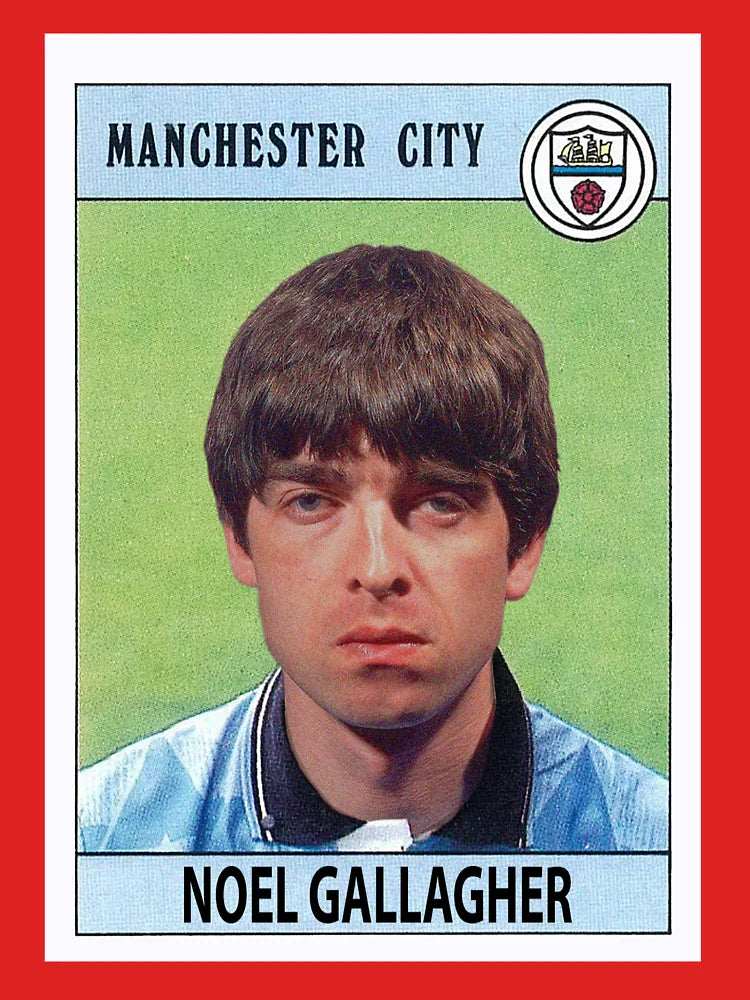 Noel Gallagher Retro Football Sticker Classic T-Shirt