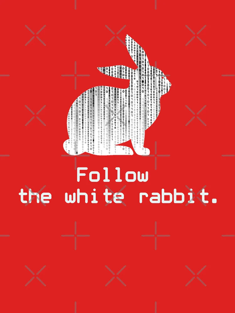 Follow the white rabbit. Classic T-Shirt