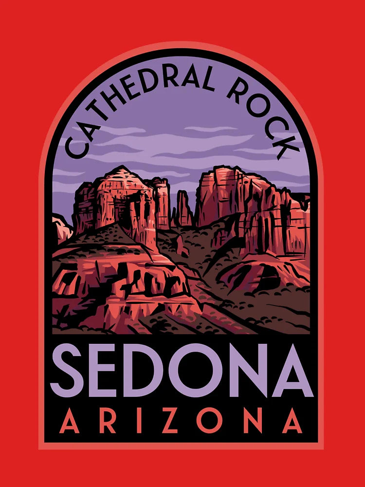 Sedona Arizona Badge Classic T-Shirt