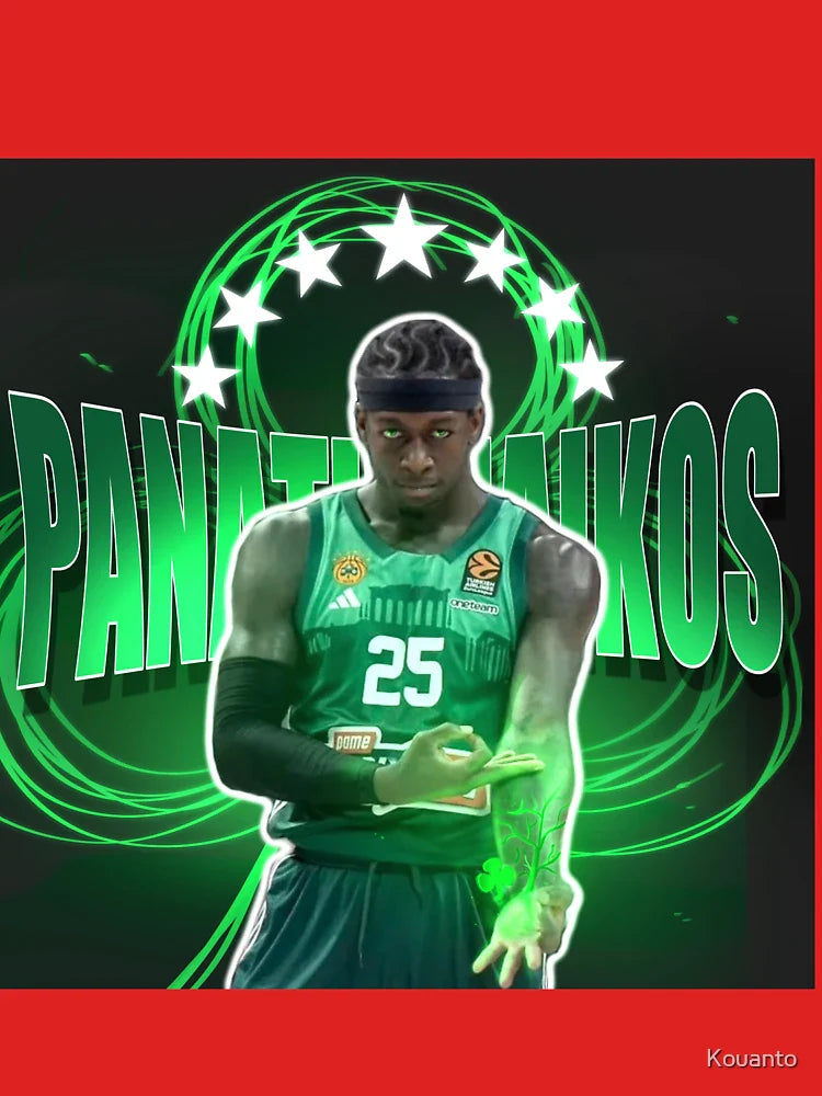 Panathinaikos Basketball 7 stars - Champions of Europe 2024 - Kendrick Nunn Classic T-Shirt