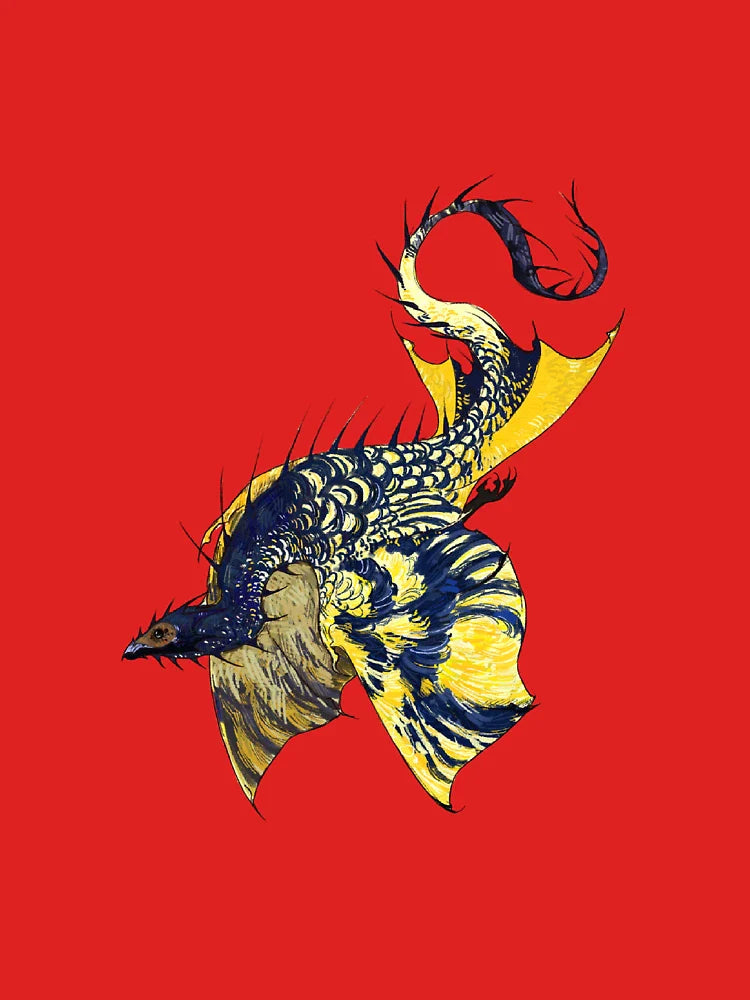 Regent Honeyeater Dragon Classic T-Shirt