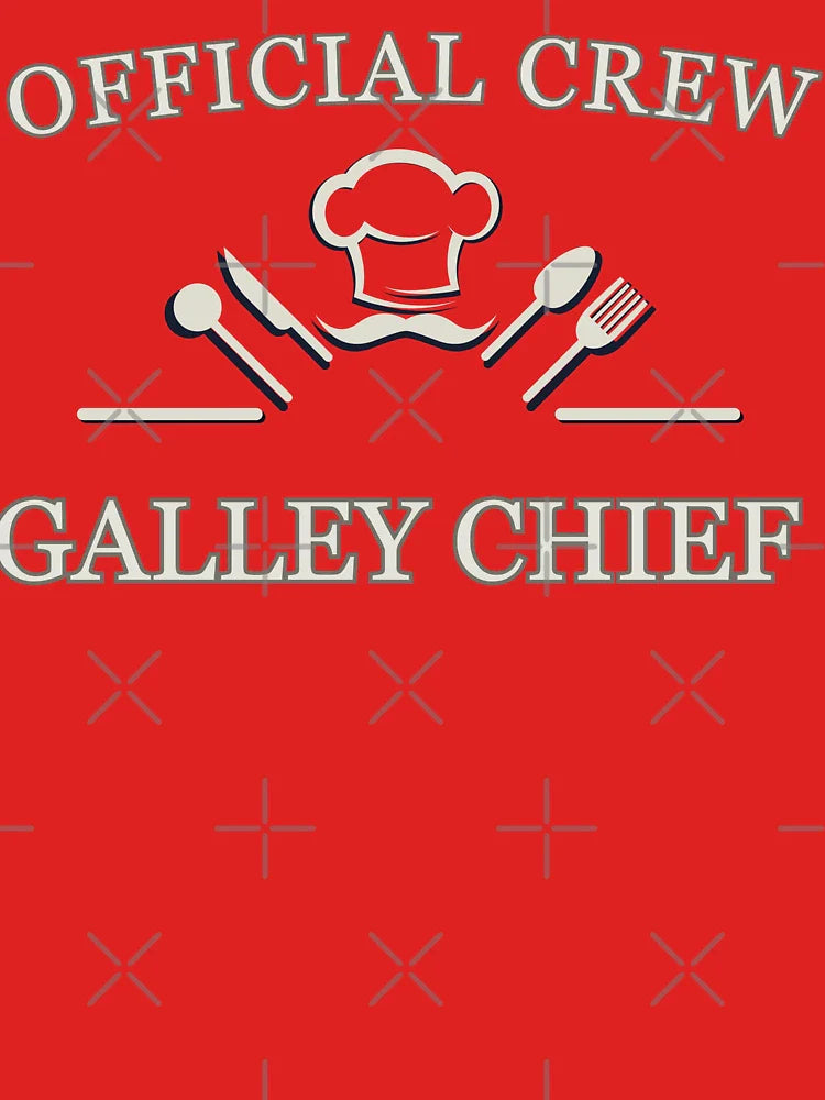 Galley Chief Cook Nautical Crew Design – Vintage Maritime Emblem Classic T-Shirt