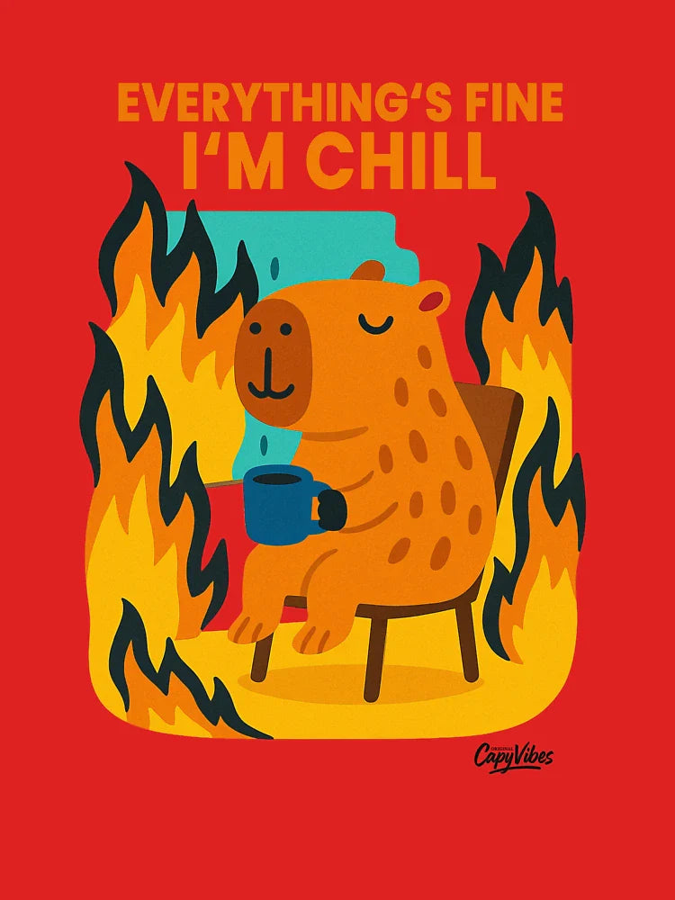 Everything's Fine I'm Chill: Capybara Zen Master Classic T-Shirt