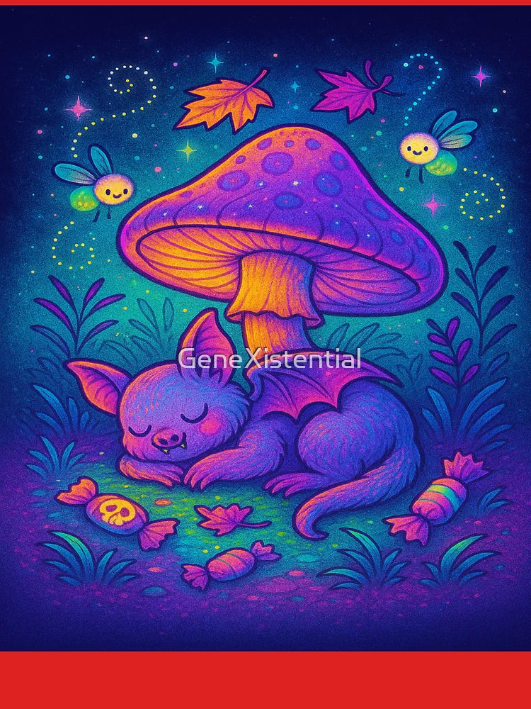 Spooky Grove: Bat Mushroom Sleepover Classic T-Shirt