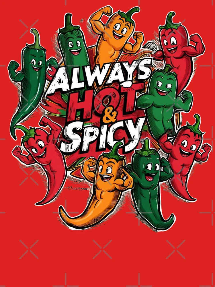 Funny Always Hot And Spicy Hot Chili Peppers Classic T-Shirt