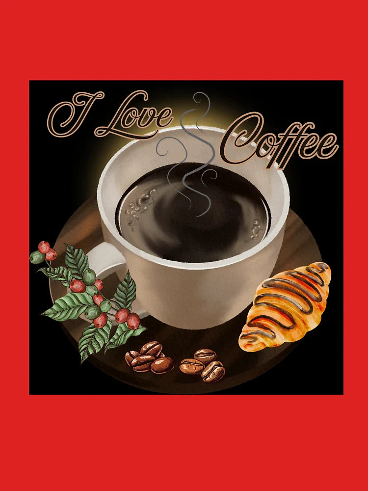 I Love Coffee Copy – Vintage Art for Coffee Lovers Classic T-Shirt