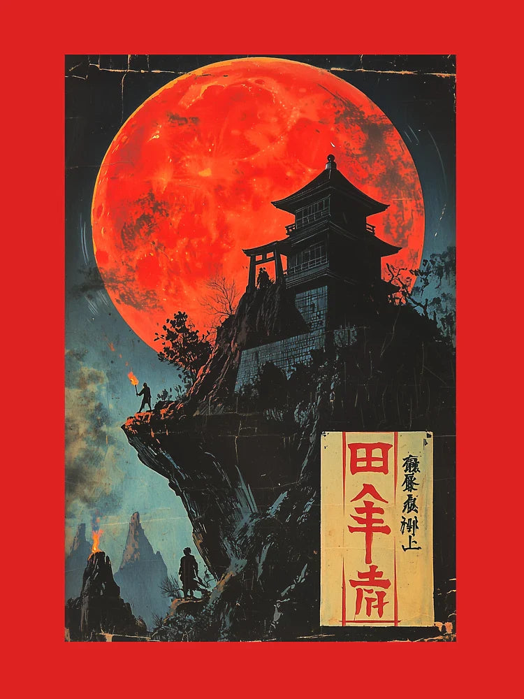 â€œCastle of the Blood Moonâ€  Horror Side-Scroller Vintage Video Game Art Classic T-Shirt