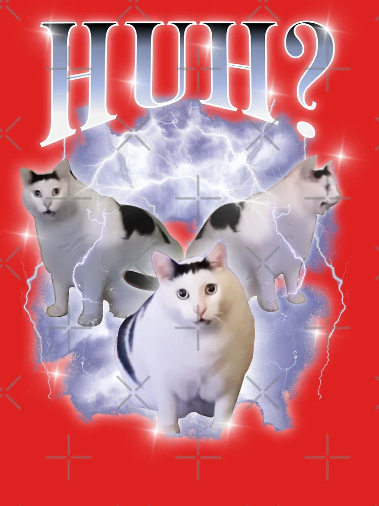 Huh Cat Chonky Ben Meme Bootleg Rap 90s Vintage Graphic Classic T-Shirt