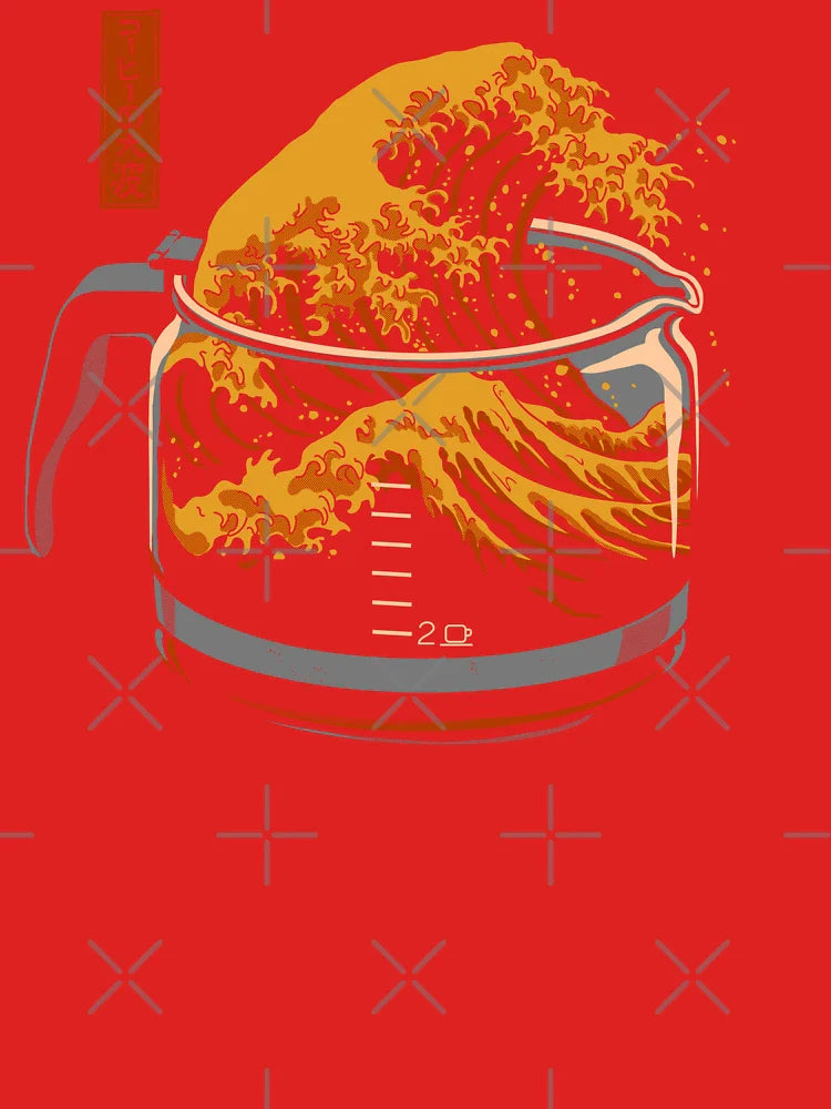 The Great Wave of Coffee Classic T-Shirt