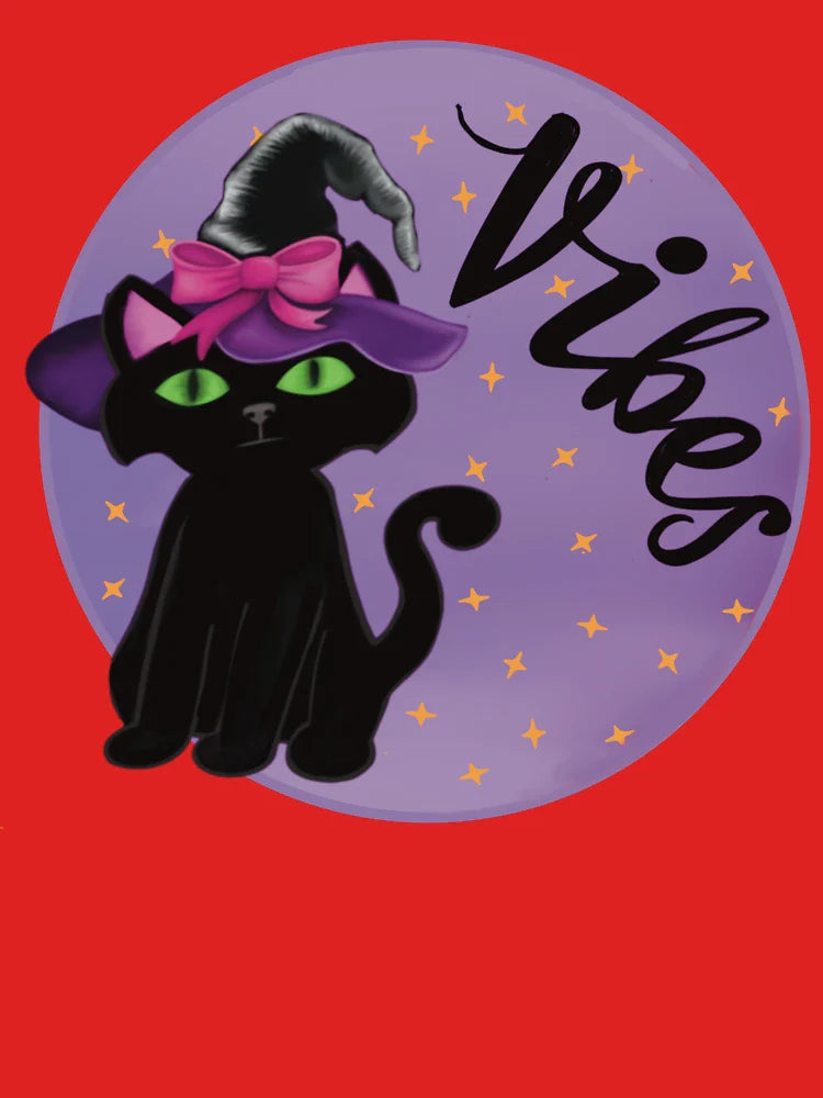Black cat vibes Classic T-Shirt