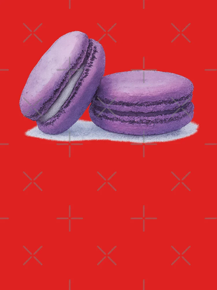 Lavender Macarons – AI Enhanced with Transparent Background Classic T-Shirt