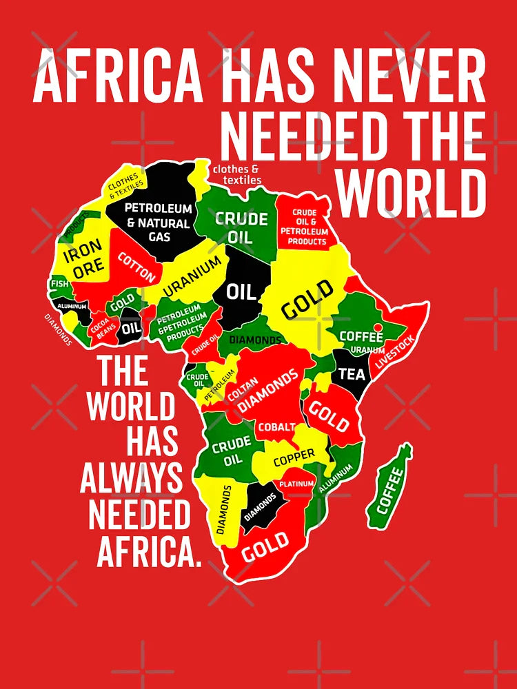 Africa Never Needed The World Black History Month Juneteenth Classic T-Shirt