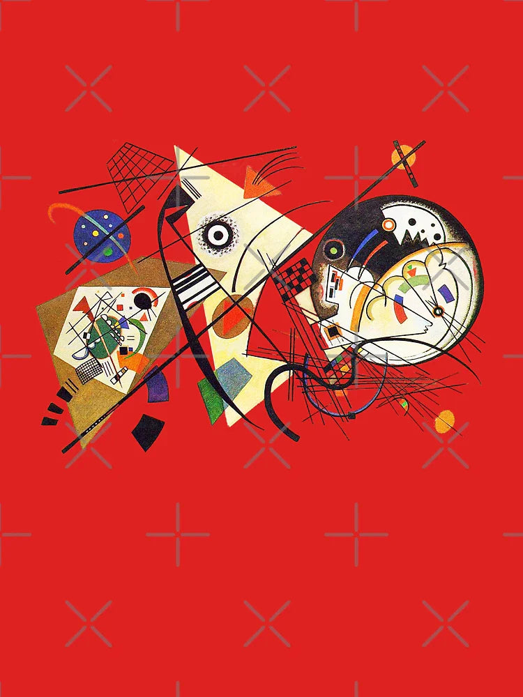 HD. Transverse Lines (1923), by Wassily Kandinsky Classic T-Shirt