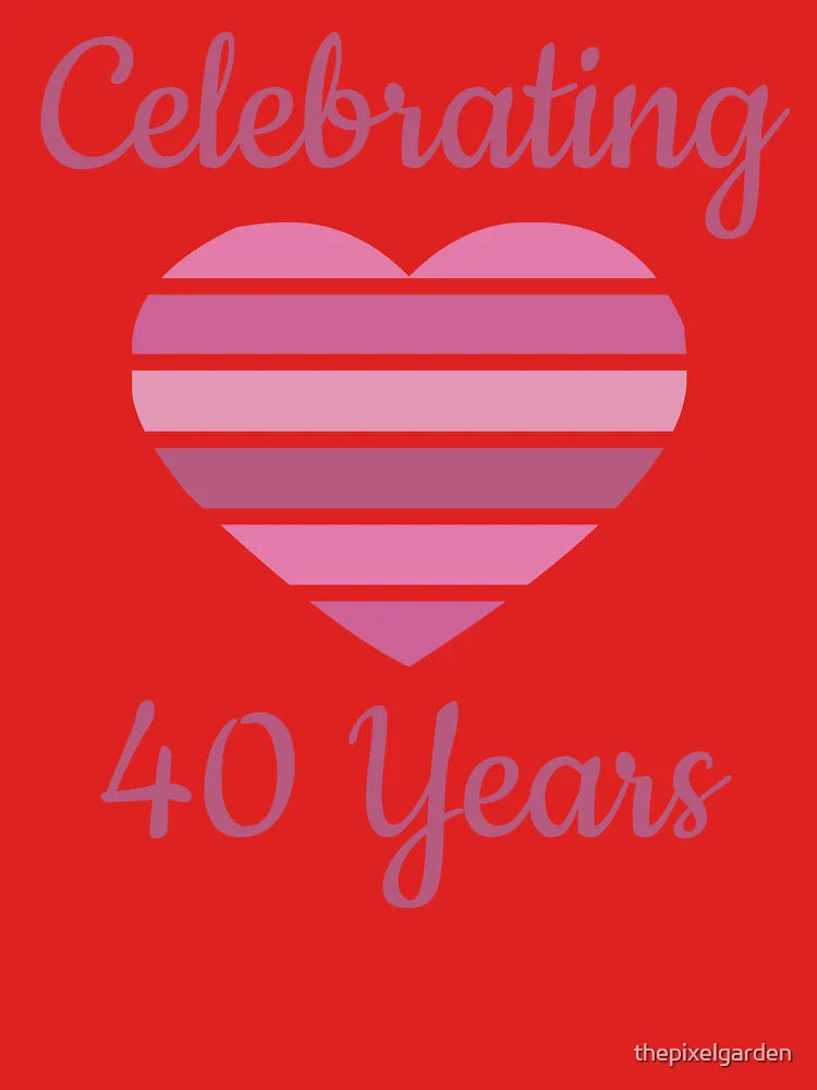 Celebrating 40th Wedding Anniversary Classic T-Shirt