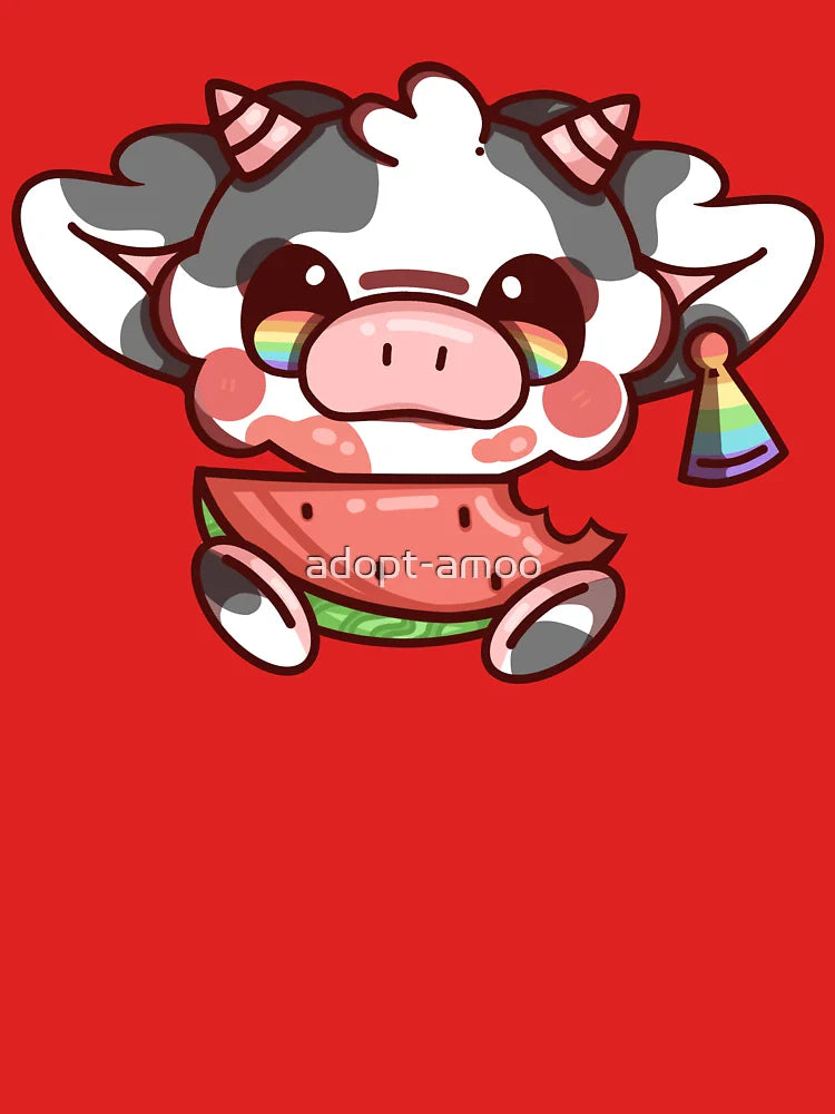 Watermelon Cow Classic T-Shirt