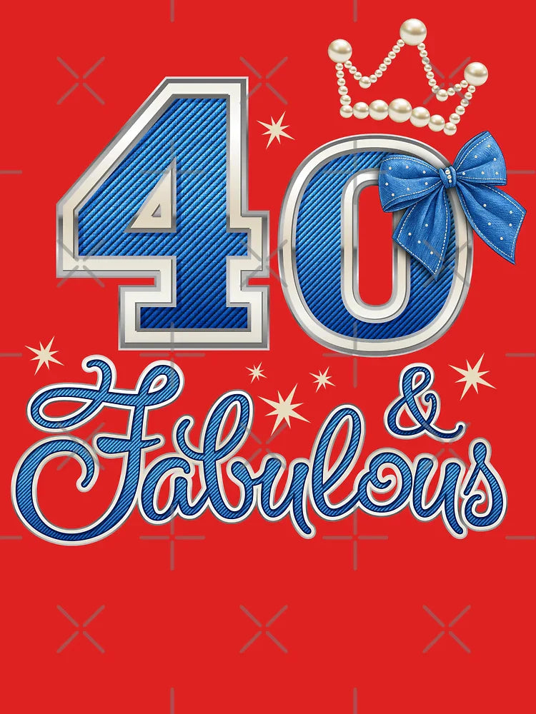 40th Birthday. 40 & Fabulous women’s Classic T-Shirt