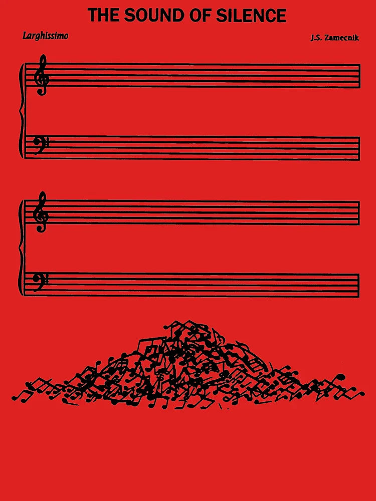 The Sound Of Silence music sheets Classic T-Shirt